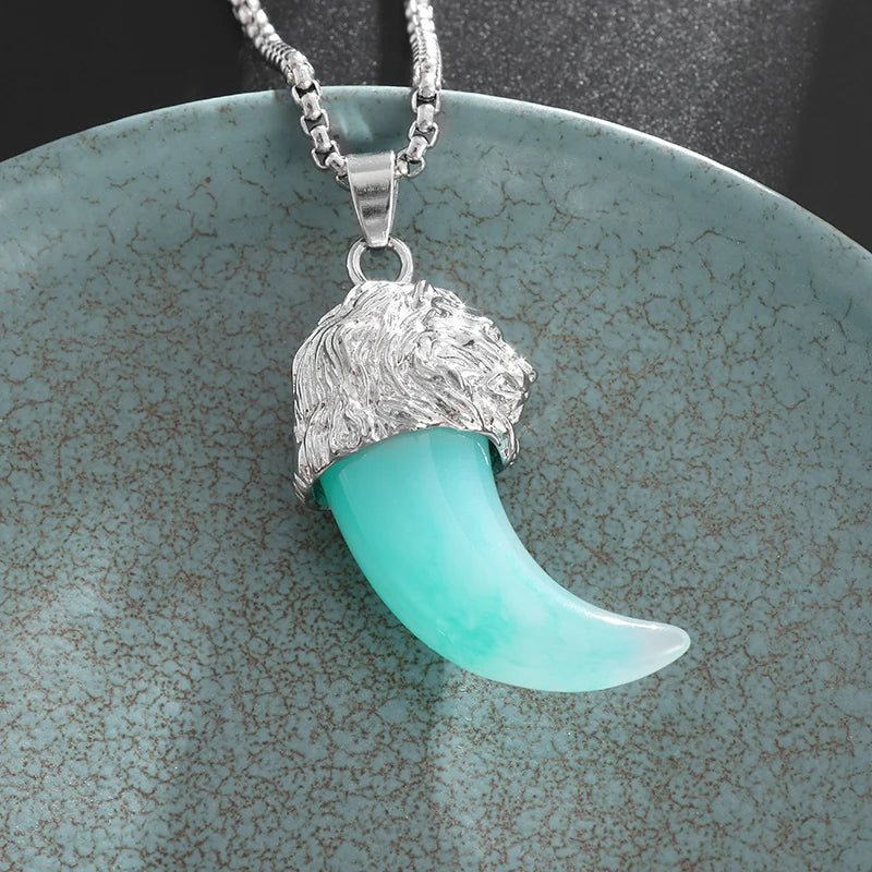 Retro Ethnic Fashion Black Dragon Obsidian Pendant Necklace Jewelry Men's Jade Maitreya Buddha Gift Amulet Jewelry