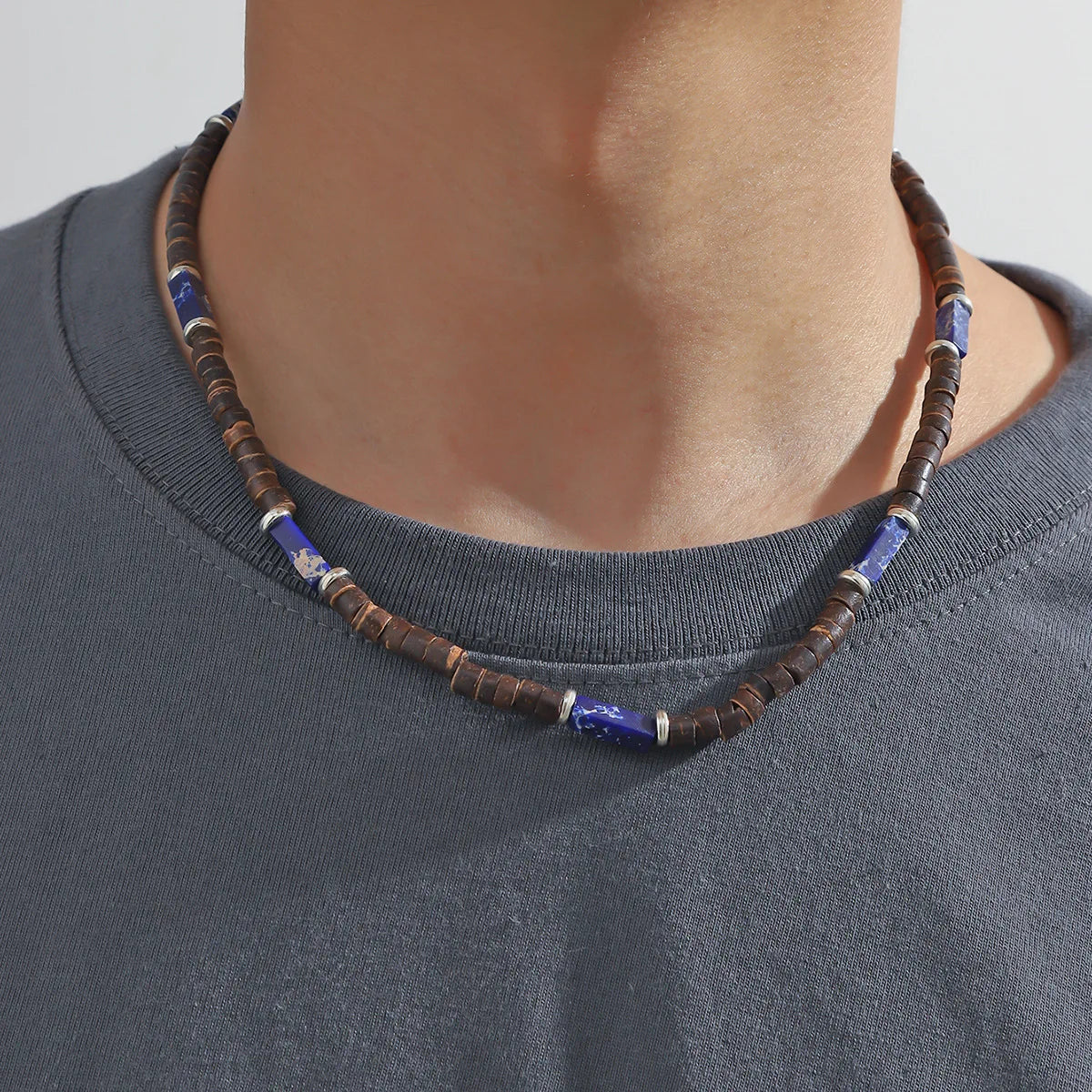 Wholesale Best-selling Multi-layer Buddha Bead Beaded Bracelets Men's Retro Style Multi-layer Elastic Thread Adjustable Wooden