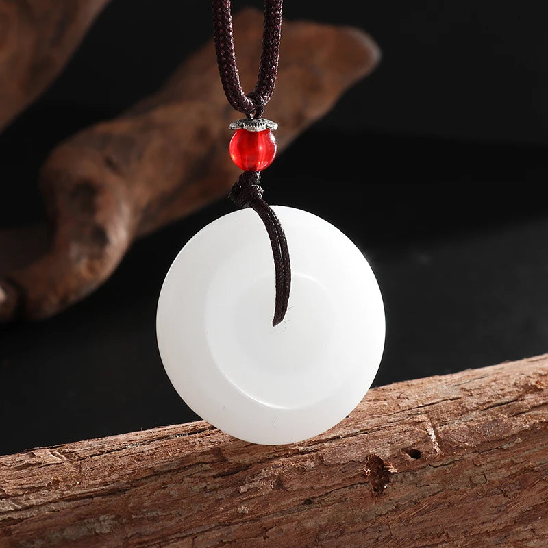 Retro Ethnic Fashion Black Dragon Obsidian Pendant Necklace Jewelry Men's Jade Maitreya Buddha Gift Amulet Jewelry