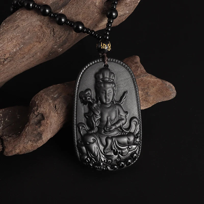 Black Obsidian 12 Zodiac Pendants - Unique Protection for Your Star Sign