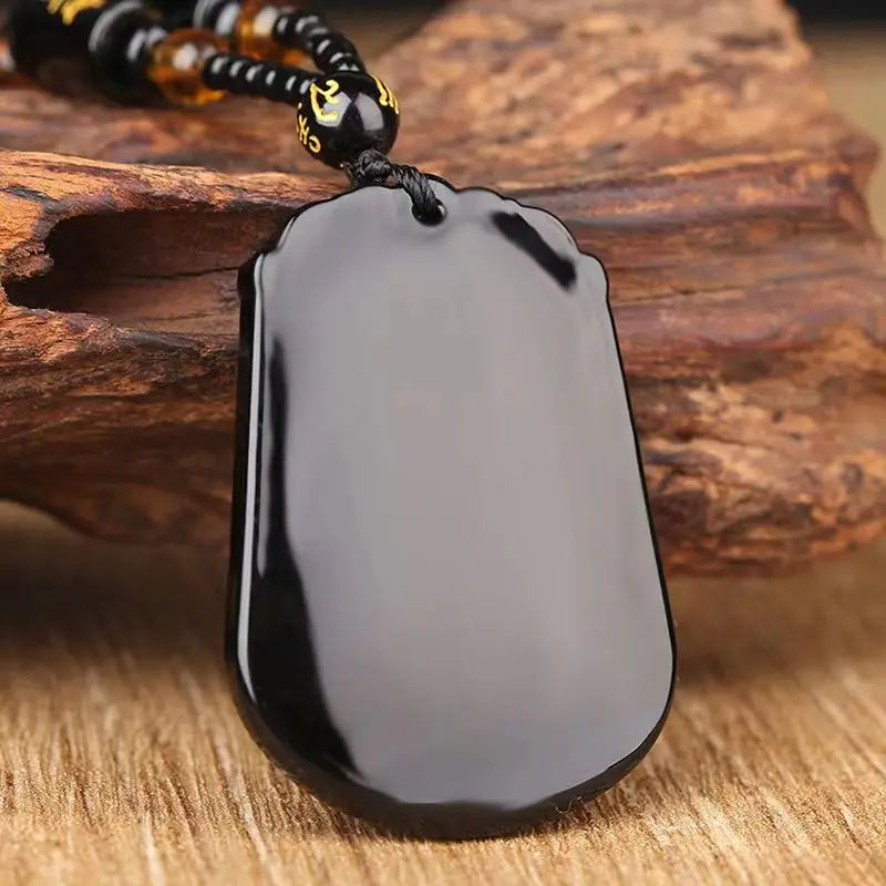 Black Obsidian 12 Zodiac Pendants - Unique Protection for Your Star Sign