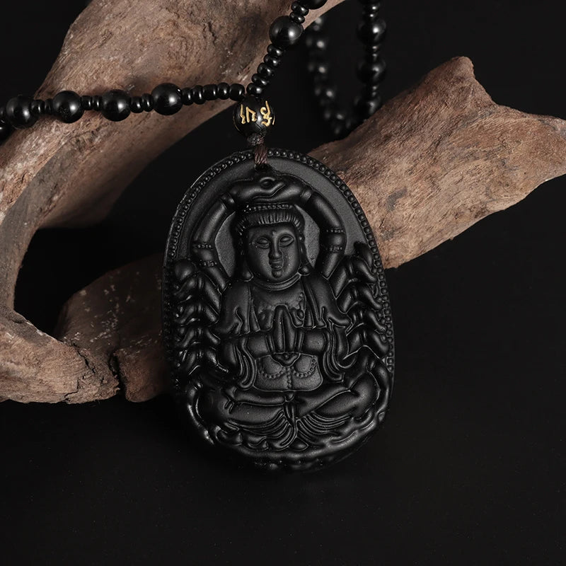 Black Obsidian 12 Zodiac Pendants - Unique Protection for Your Star Sign