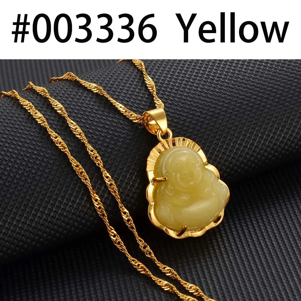 Elegant Chinese Buddha Necklace - Guardian Pendant for Women’s Peace and Strength