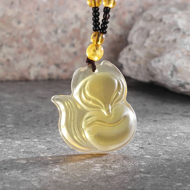 Matte Crystal Sakyamuni Buddha Amulet - Embrace Tranquility and Wisdom