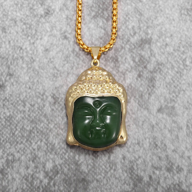 Matte Crystal Sakyamuni Buddha Amulet - Embrace Tranquility and Wisdom