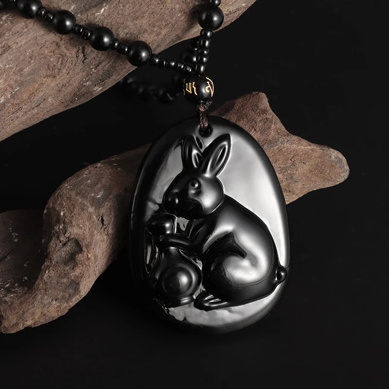 Black Obsidian 12 Zodiac Pendants - Unique Protection for Your Star Sign